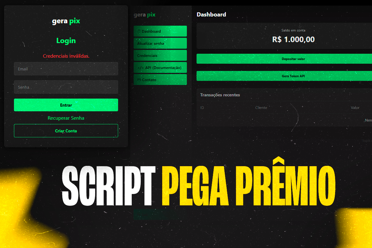 Gateway + Checkout GeraPix